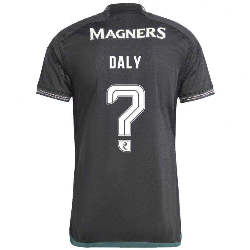 Kandiny Niño Camiseta Kayden Daly #0 Negro 2ª Equipación 2023/24 La Camisa México