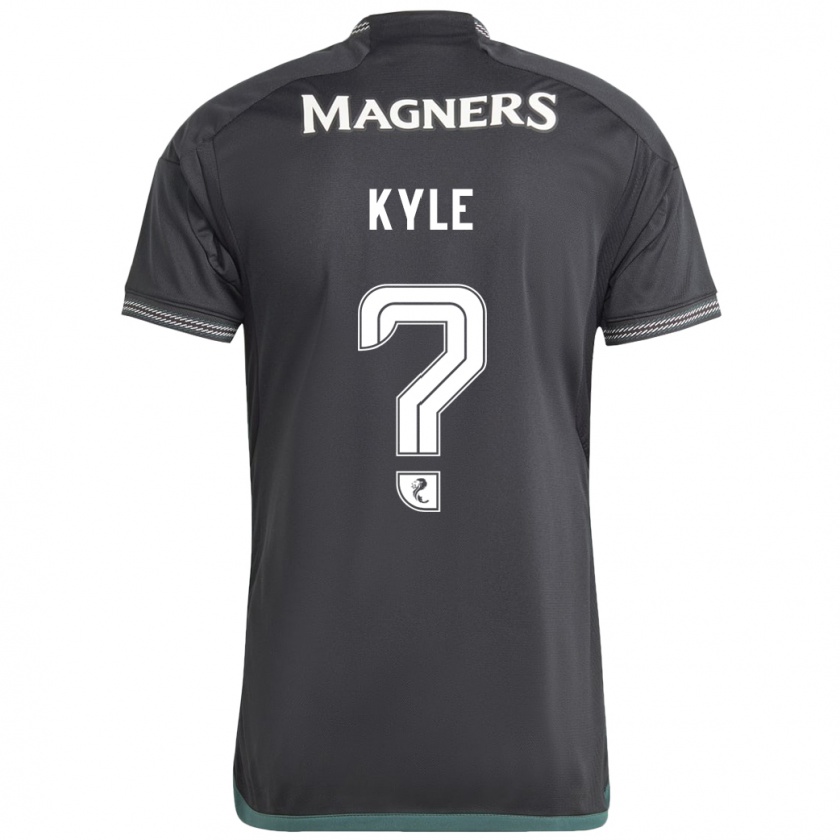 Kandiny Bambino Maglia Andrew Kyle #0 Nero Kit Gara Away 2023/24 Maglietta