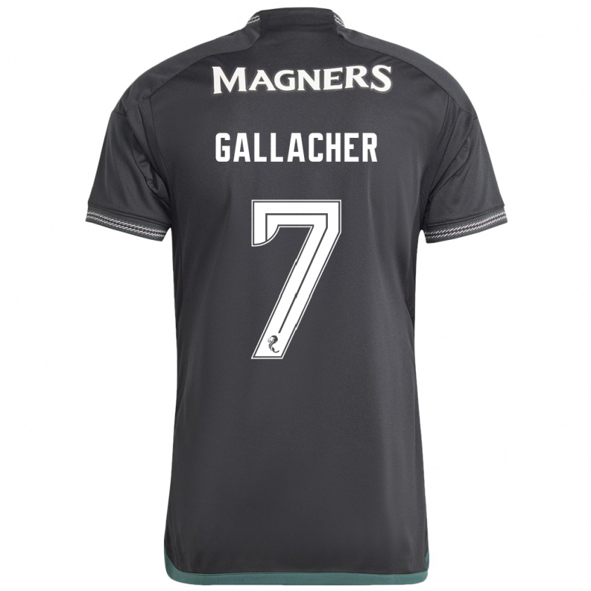 Kandiny Niño Camiseta Amy Gallacher #7 Negro 2ª Equipación 2023/24 La Camisa México