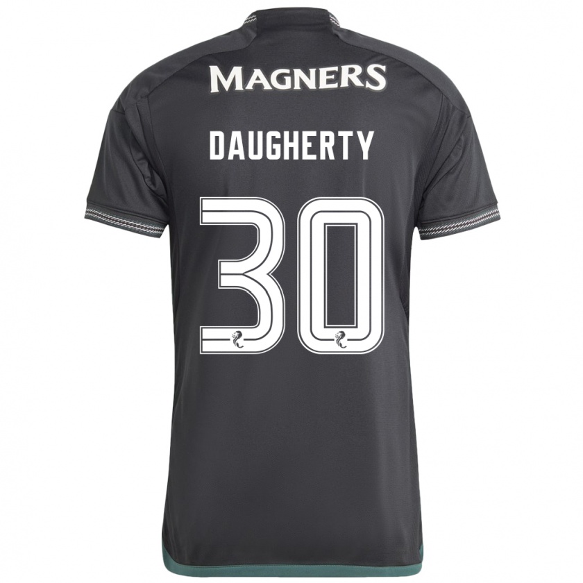 Kandiny Kinder Kelsey Daugherty #30 Schwarz Auswärtstrikot Trikot 2023/24 T-Shirt Österreich