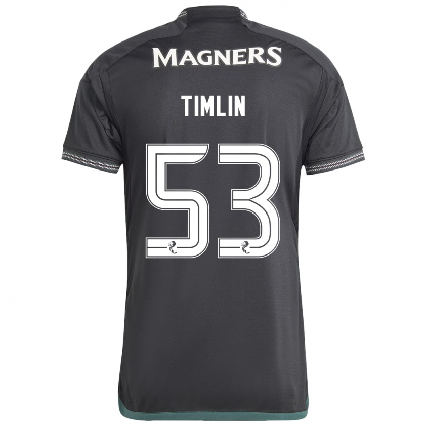 Kandiny Bambino Maglia Sophie Timlin #53 Nero Kit Gara Away 2023/24 Maglietta