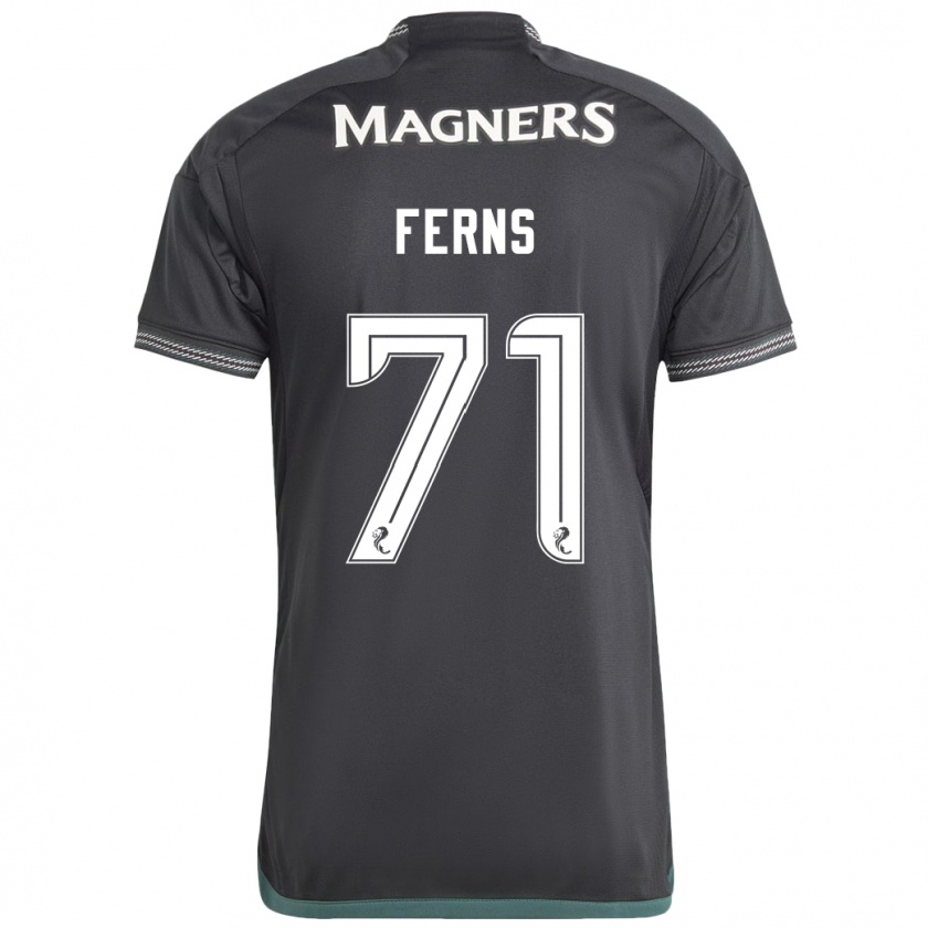 Kandiny Bambino Maglia Abbie Ferns #71 Nero Kit Gara Away 2023/24 Maglietta