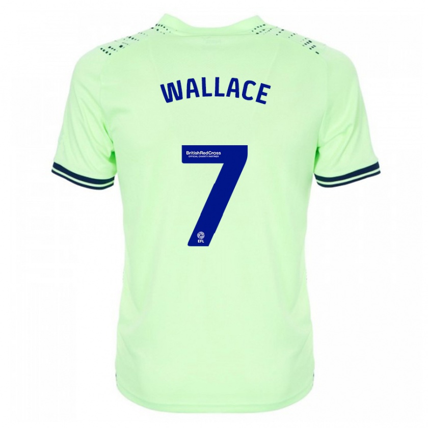 Kandiny Bambino Maglia Jed Wallace #7 Marina Militare Kit Gara Away 2023/24 Maglietta