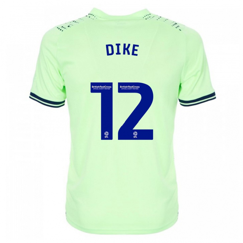 Kandiny Kinderen Daryl Dike #12 Marine Uitshirt Uittenue 2023/24 T-Shirt België