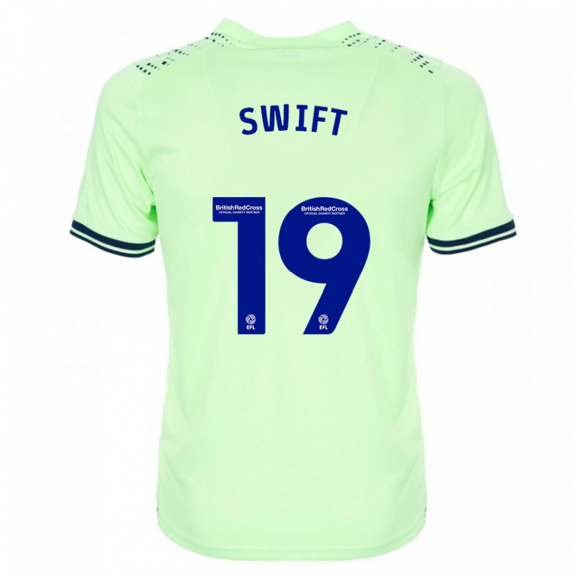 Kandiny Bambino Maglia John Swift #19 Marina Militare Kit Gara Away 2023/24 Maglietta