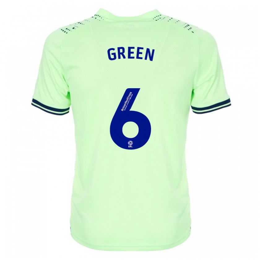 Kandiny Bambino Maglia Isabel Green #6 Marina Militare Kit Gara Away 2023/24 Maglietta