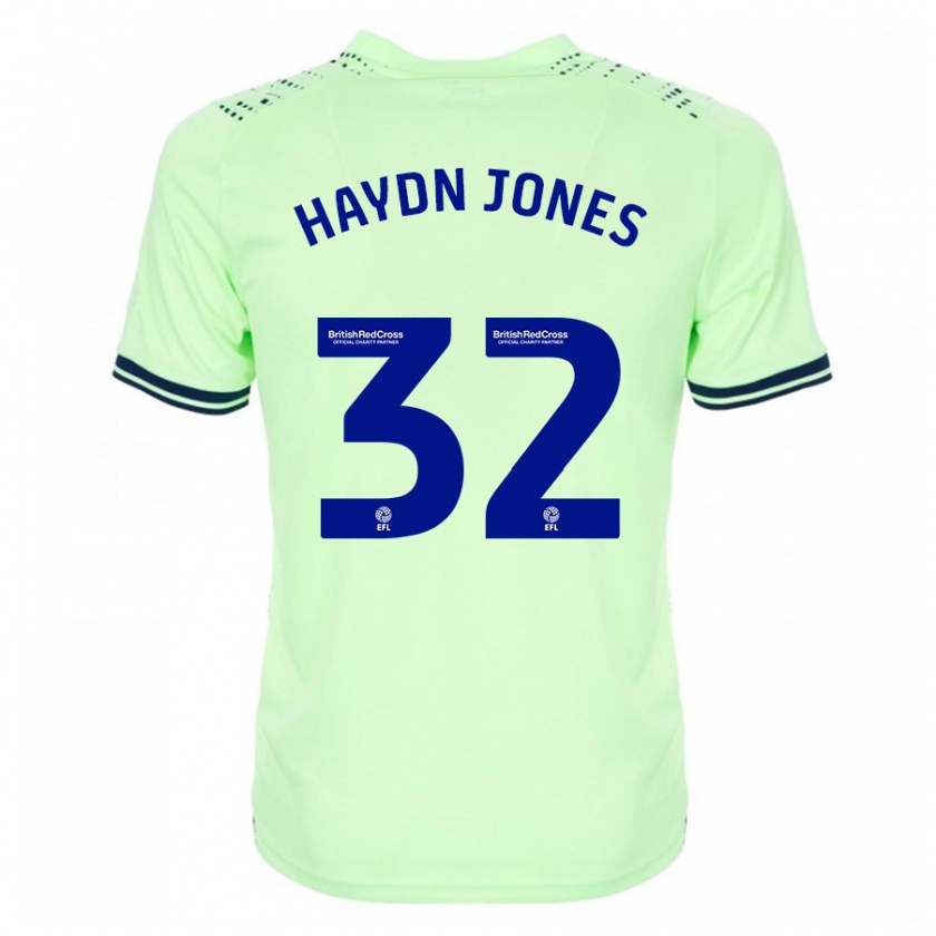 Kandiny Kinderen Mackenzie Haydn-Jones #32 Marine Uitshirt Uittenue 2023/24 T-Shirt België