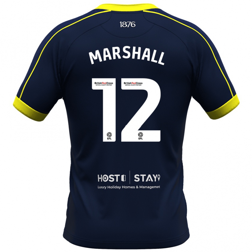 Kandiny Bambino Maglia Eve Marshall #12 Marina Militare Kit Gara Away 2023/24 Maglietta