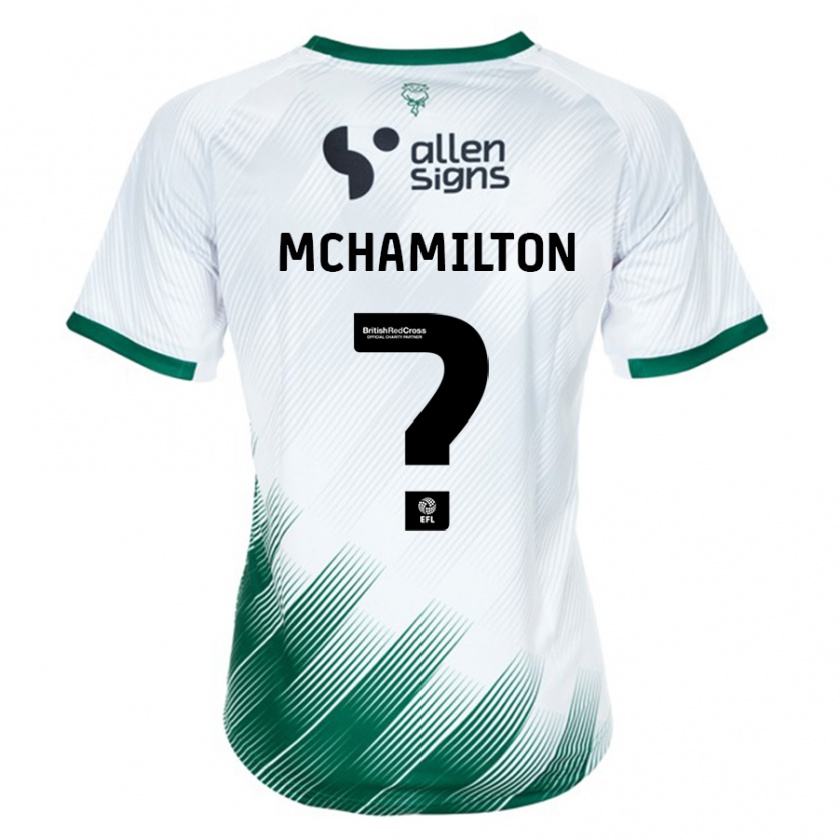 Kandiny Niño Camiseta Toni Mchamilton #0 Blanco 2ª Equipación 2023/24 La Camisa México