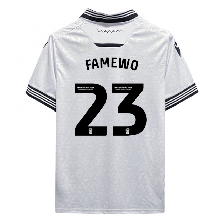 Kandiny Niño Camiseta Akin Famewo #23 Blanco 2ª Equipación 2023/24 La Camisa México