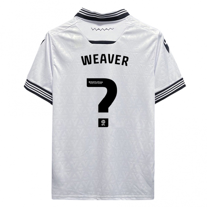 Kandiny Niño Camiseta Ernie Weaver #0 Blanco 2ª Equipación 2023/24 La Camisa México