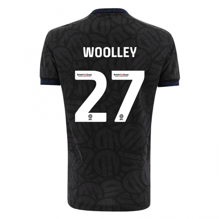 Kandiny Kinderen Jesse Woolley #27 Zwart Uitshirt Uittenue 2023/24 T-Shirt België