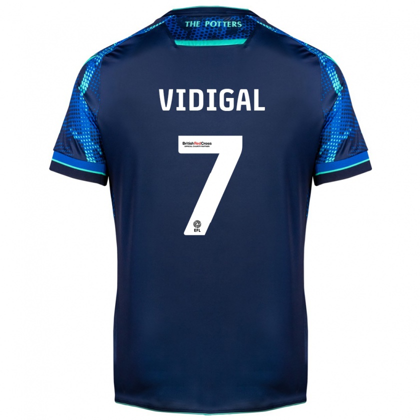 Kandiny Niño Camiseta André Vidigal #7 Armada 2ª Equipación 2023/24 La Camisa