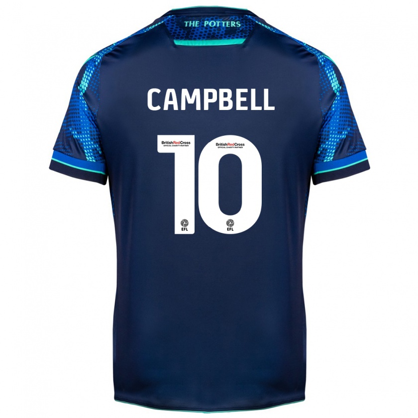 Kandiny Niño Camiseta Tyrese Campbell #10 Armada 2ª Equipación 2023/24 La Camisa