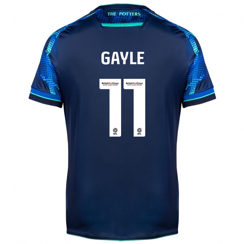 Kandiny Bambino Maglia Dwight Gayle #11 Marina Militare Kit Gara Away 2023/24 Maglietta