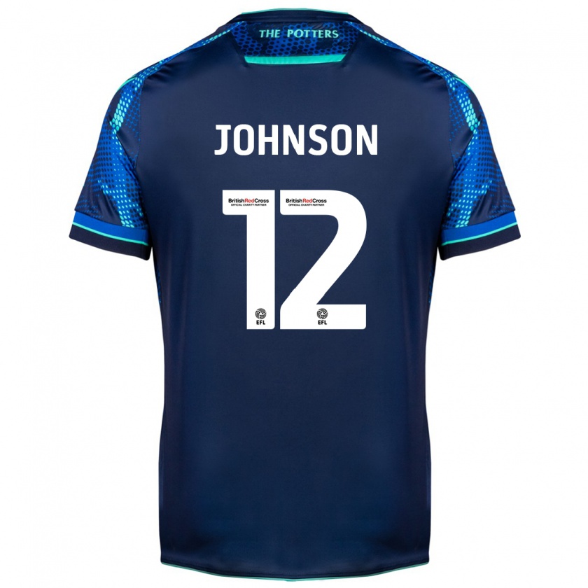 Kandiny Bambino Maglia Daniel Johnson #12 Marina Militare Kit Gara Away 2023/24 Maglietta