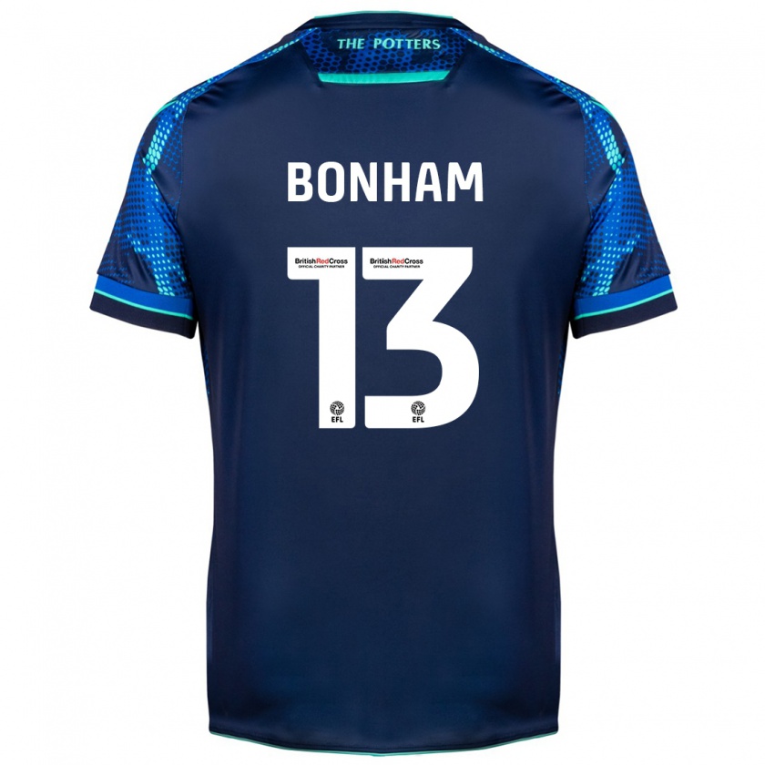 Kandiny Niño Camiseta Jack Bonham #13 Armada 2ª Equipación 2023/24 La Camisa