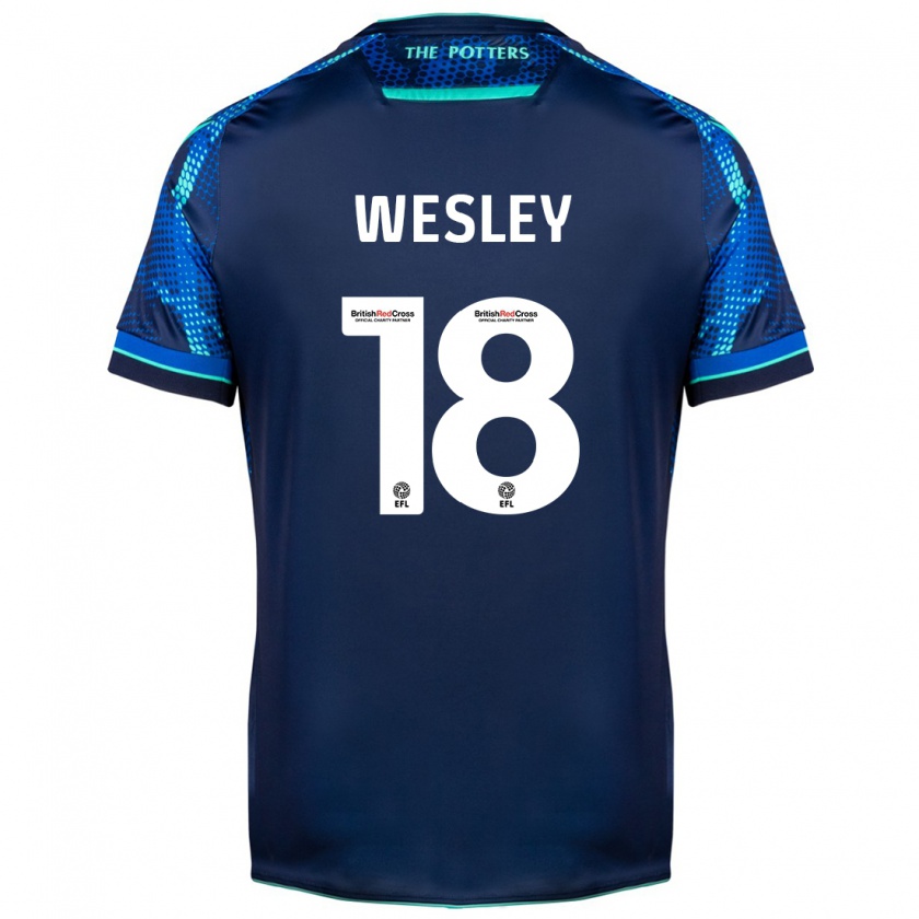 Kandiny Niño Camiseta Wesley Moraes #18 Armada 2ª Equipación 2023/24 La Camisa