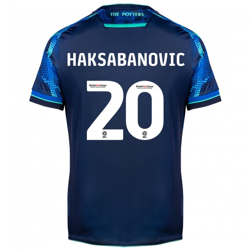 Kandiny Niño Camiseta Sead Hakšabanović #20 Armada 2ª Equipación 2023/24 La Camisa