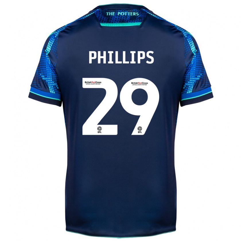 Kandiny Kinderen D'margio Wright-Phillips #29 Marine Uitshirt Uittenue 2023/24 T-Shirt België