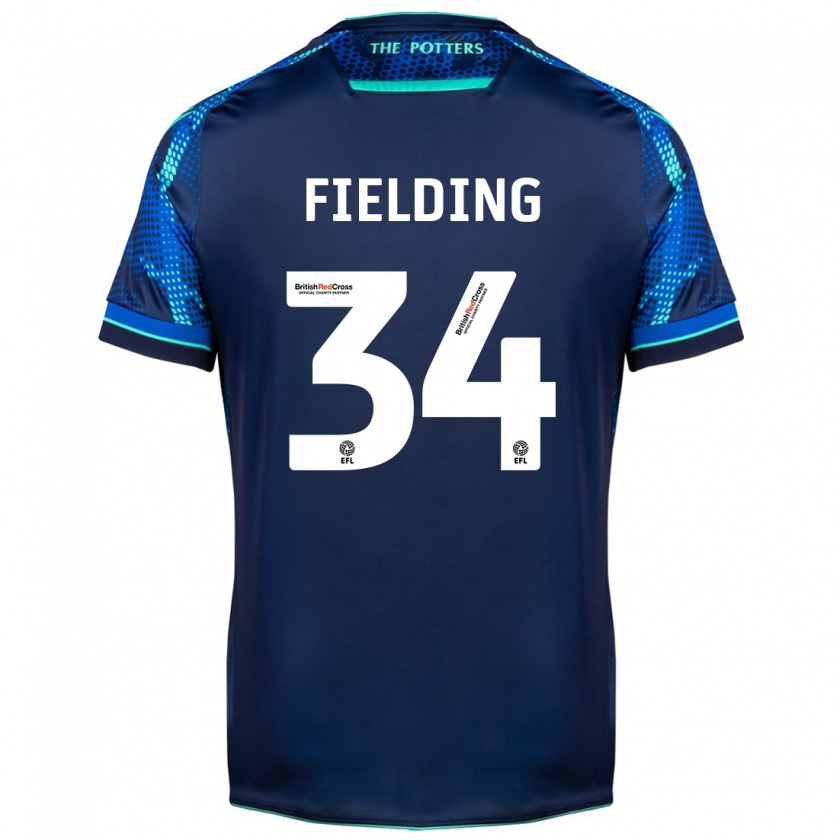 Kandiny Bambino Maglia Frank Fielding #34 Marina Militare Kit Gara Away 2023/24 Maglietta