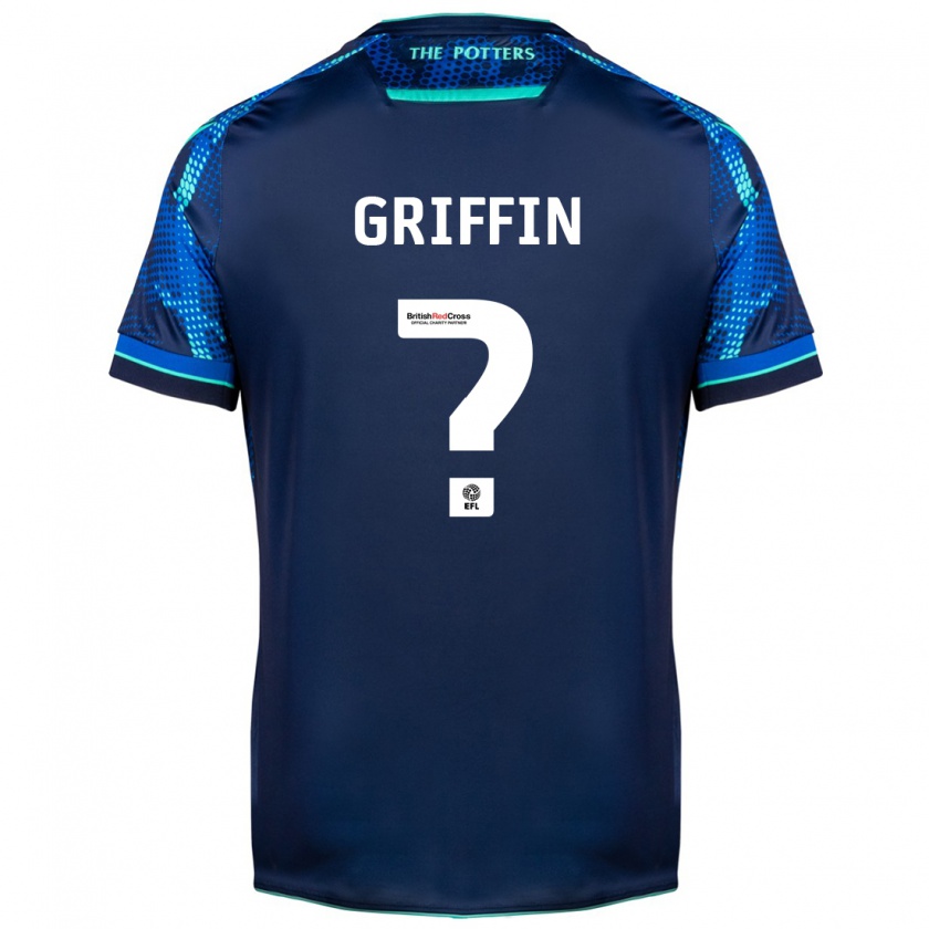 Kandiny Bambino Maglia Jake Griffin #0 Marina Militare Kit Gara Away 2023/24 Maglietta