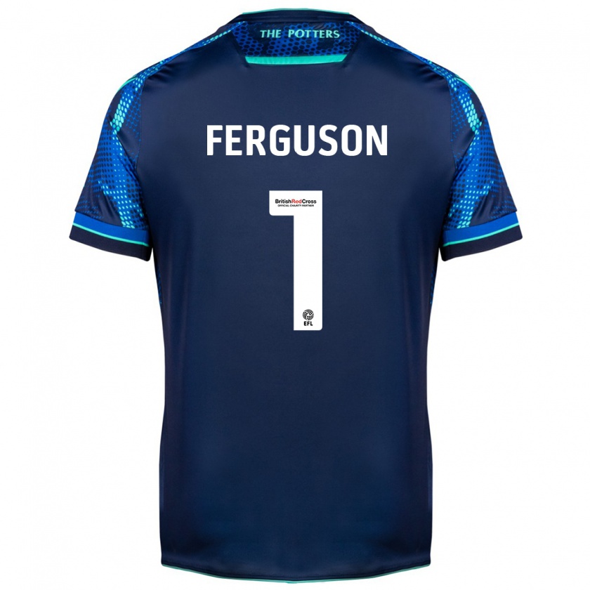 Kandiny Bambino Maglia Georgie Ferguson #1 Marina Militare Kit Gara Away 2023/24 Maglietta