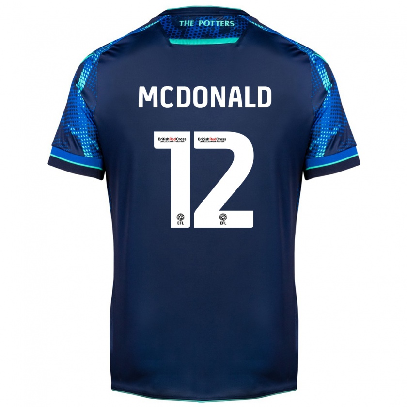 Kandiny Niño Camiseta Kayleigh Mcdonald #12 Armada 2ª Equipación 2023/24 La Camisa