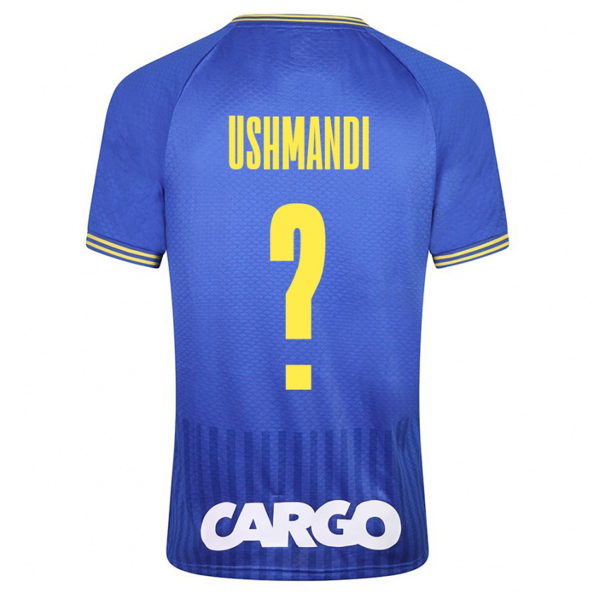 Kandiny Bambino Maglia Anar Ushmandi #0 Blu Kit Gara Away 2023/24 Maglietta