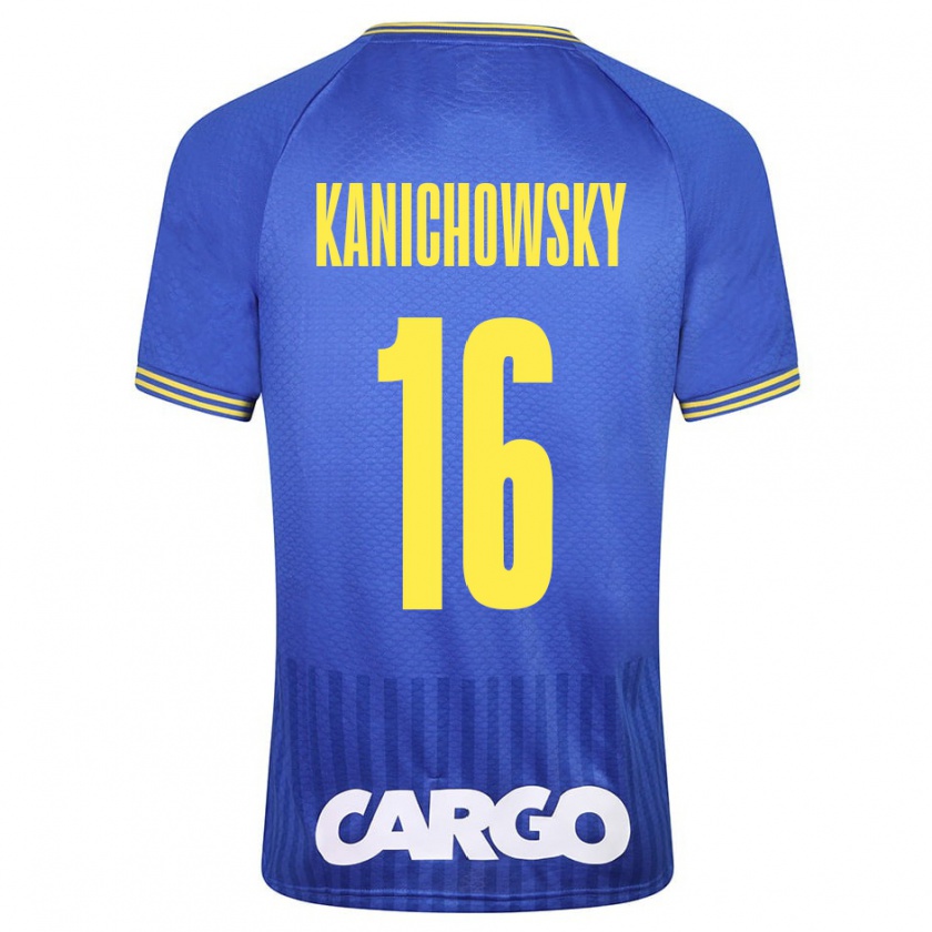 Kandiny Bambino Maglia Gabi Kanichowsky #16 Blu Kit Gara Away 2023/24 Maglietta