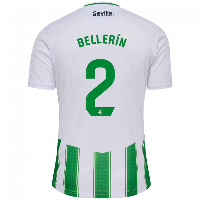 Kandiny Uomo Maglia Héctor Bellerín #2 Bianco Kit Gara Home 2023/24 Maglietta