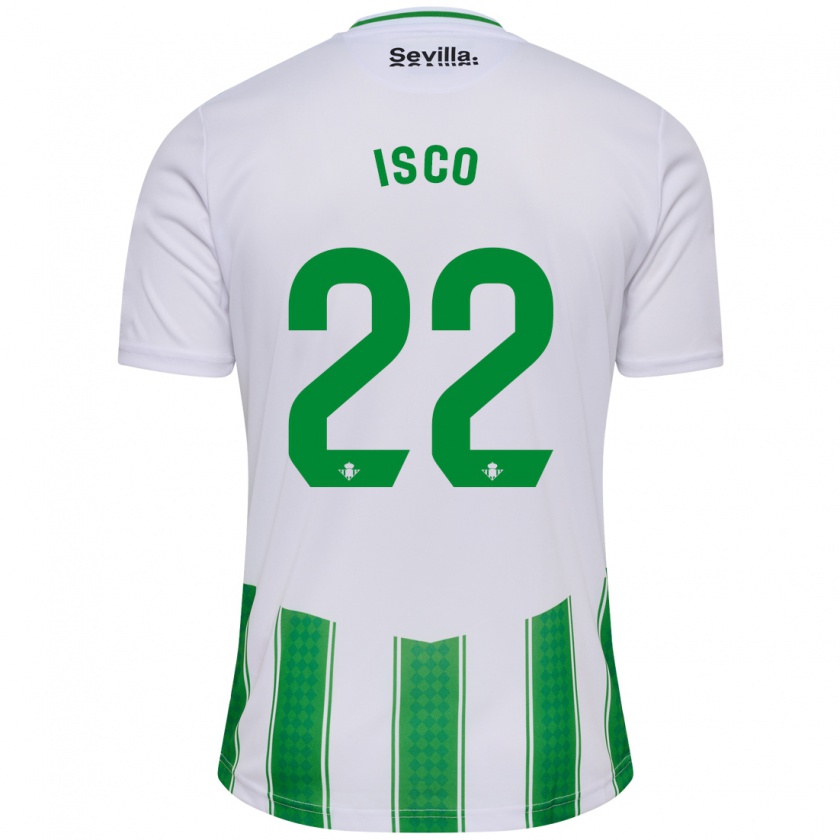 Kandiny Heren Isco #22 Wit Thuisshirt Thuistenue 2023/24 T-Shirt België