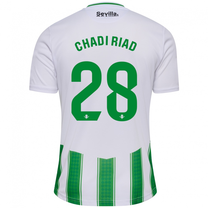 Kandiny Uomo Maglia Chadi Riad #28 Bianco Kit Gara Home 2023/24 Maglietta