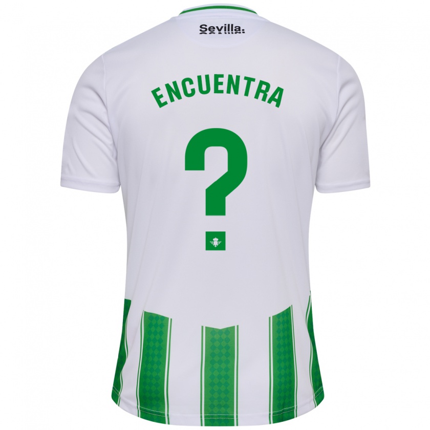 Kandiny Hombre Camiseta Jan Encuentra #0 Blanco 1ª Equipación 2023/24 La Camisa