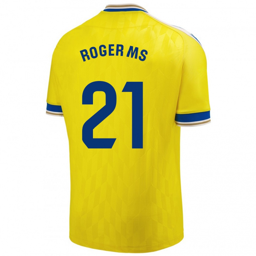 Kandiny Uomo Maglia Roger Martí #21 Giallo Kit Gara Home 2023/24 Maglietta