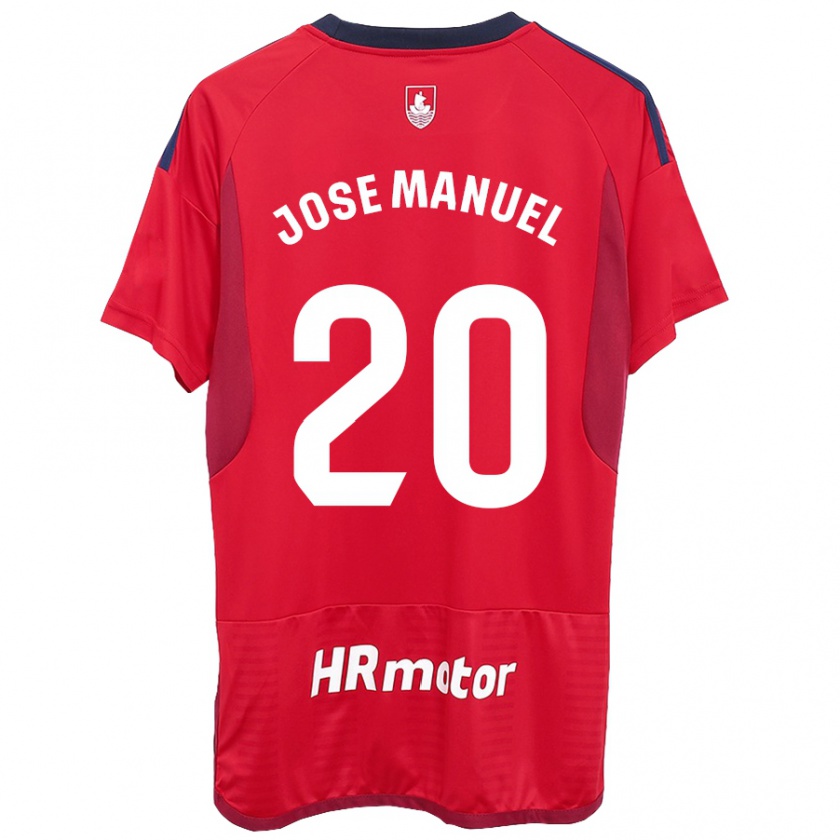 Kandiny Hombre Camiseta José Manuel Arnáiz #20 Rojo 1ª Equipación 2023/24 La Camisa