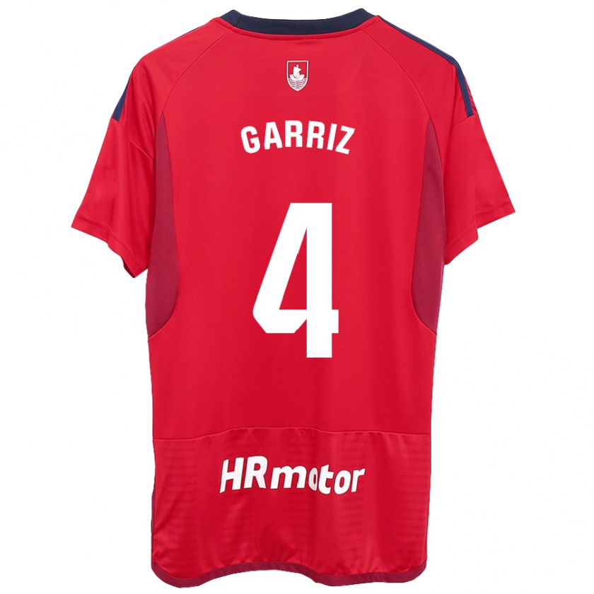 Kandiny Hombre Camiseta Ibaider Garriz #4 Rojo 1ª Equipación 2023/24 La Camisa