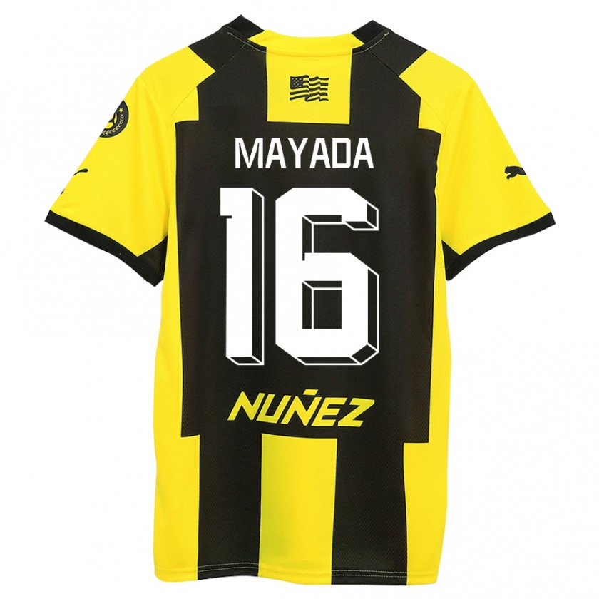 Kandiny Uomo Maglia Camilo Mayada #16 Giallo Nero Kit Gara Home 2023/24 Maglietta