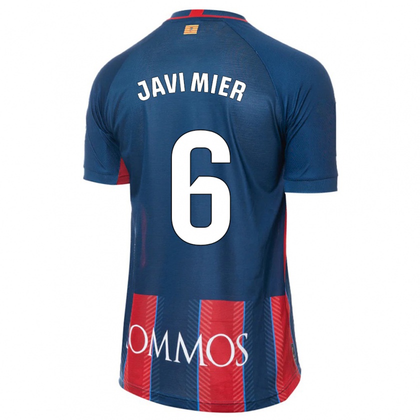 Kandiny Uomo Maglia Javi Mier #6 Marina Militare Kit Gara Home 2023/24 Maglietta