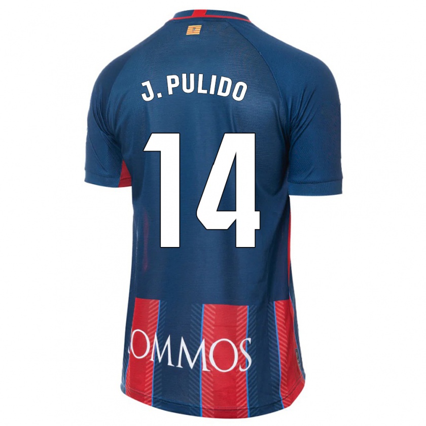 Kandiny Hombre Camiseta Jorge Pulido #14 Armada 1ª Equipación 2023/24 La Camisa