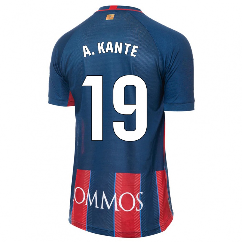 Kandiny Hombre Camiseta Abou Kanté #19 Armada 1ª Equipación 2023/24 La Camisa