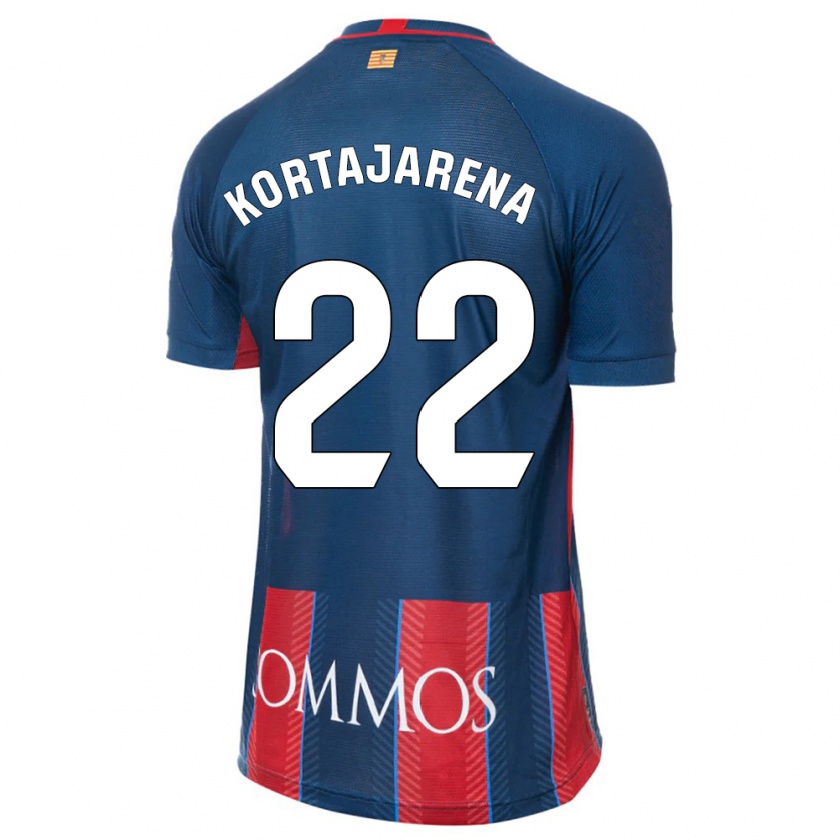 Kandiny Hombre Camiseta Iker Kortajarena #22 Armada 1ª Equipación 2023/24 La Camisa