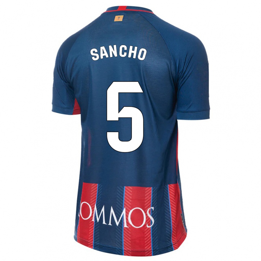 Kandiny Uomo Maglia Esther Sancho #5 Marina Militare Kit Gara Home 2023/24 Maglietta