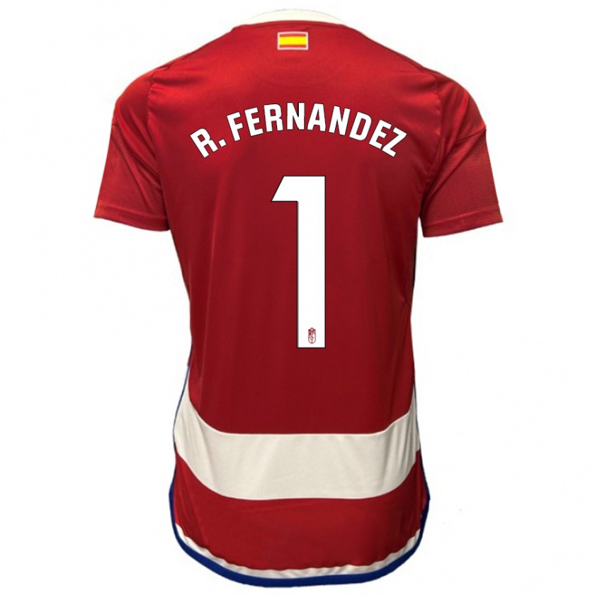 Kandiny Hombre Camiseta Raúl Fernández #1 Rojo 1ª Equipación 2023/24 La Camisa México