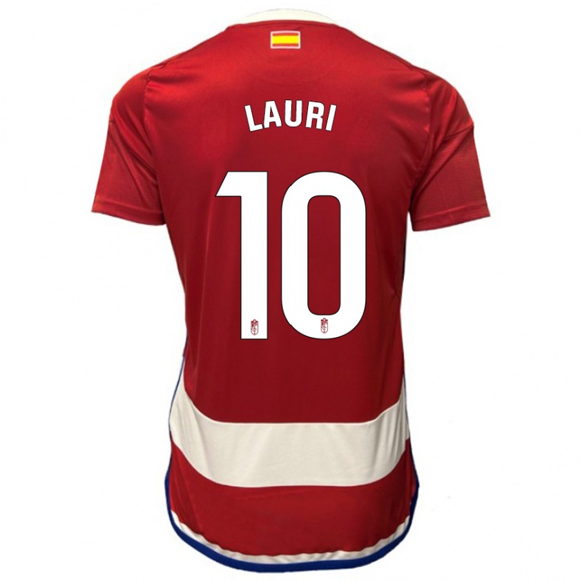 Kandiny Uomo Maglia Lauri #10 Rosso Kit Gara Home 2023/24 Maglietta