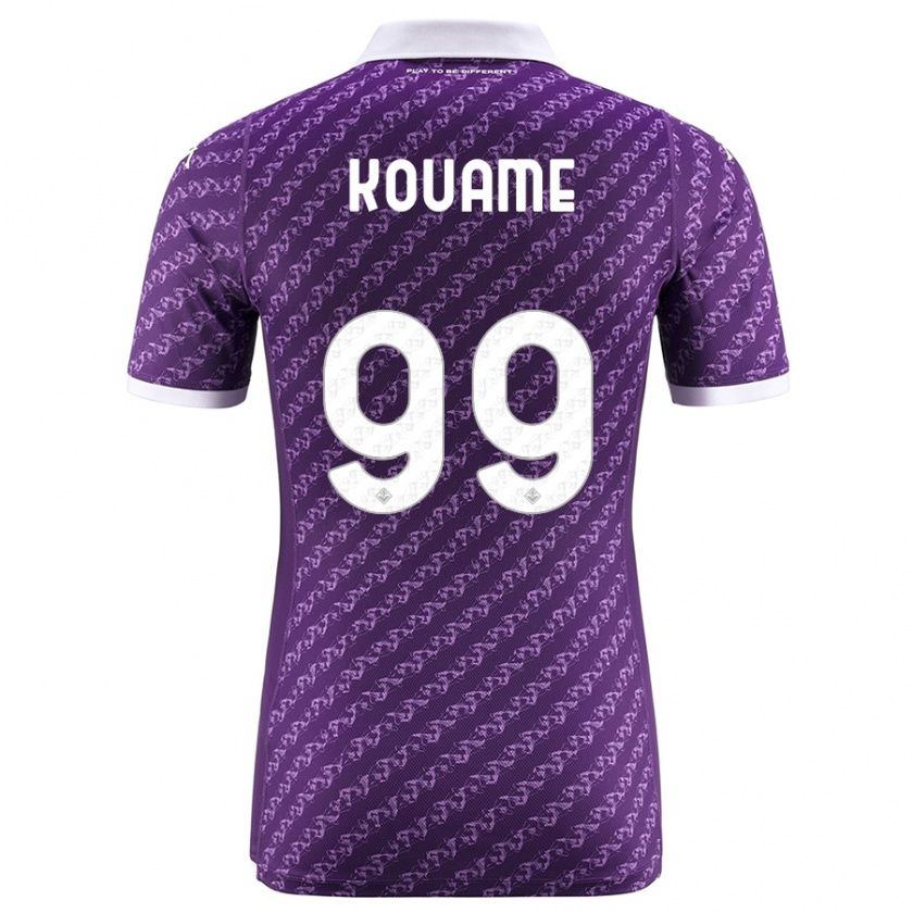 Kandiny Heren Christian Kouamé #99 Viooltje Thuisshirt Thuistenue 2023/24 T-Shirt België