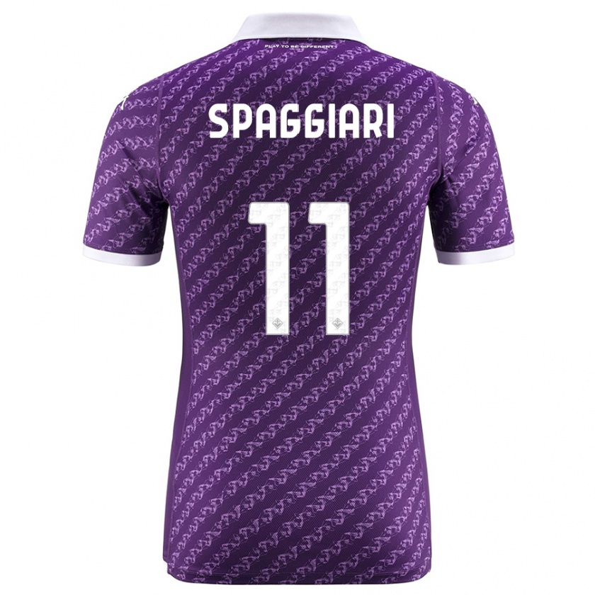 Kandiny Heren Riccardo Spaggiari #11 Viooltje Thuisshirt Thuistenue 2023/24 T-Shirt België