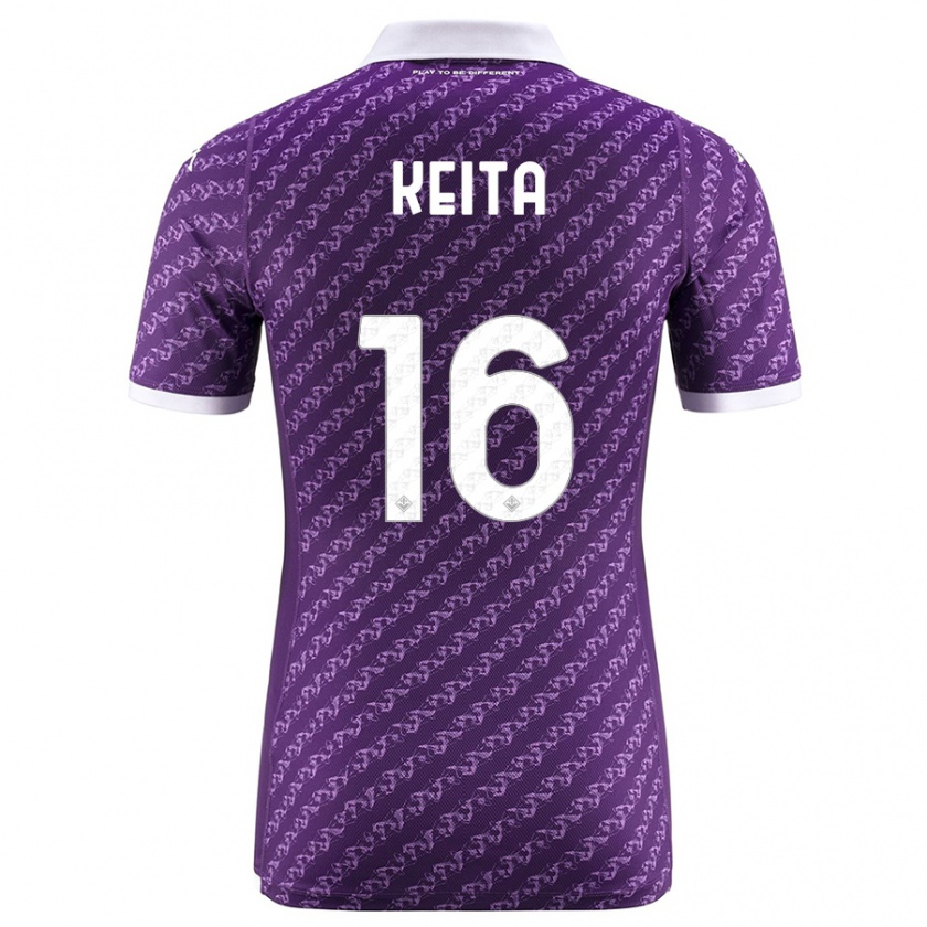 Kandiny Herren Bala Keita #16 Violett Heimtrikot Trikot 2023/24 T-Shirt Österreich