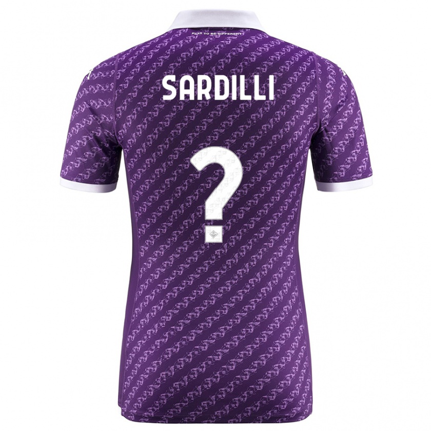 Kandiny Herren Davide Sardilli #0 Violett Heimtrikot Trikot 2023/24 T-Shirt Österreich