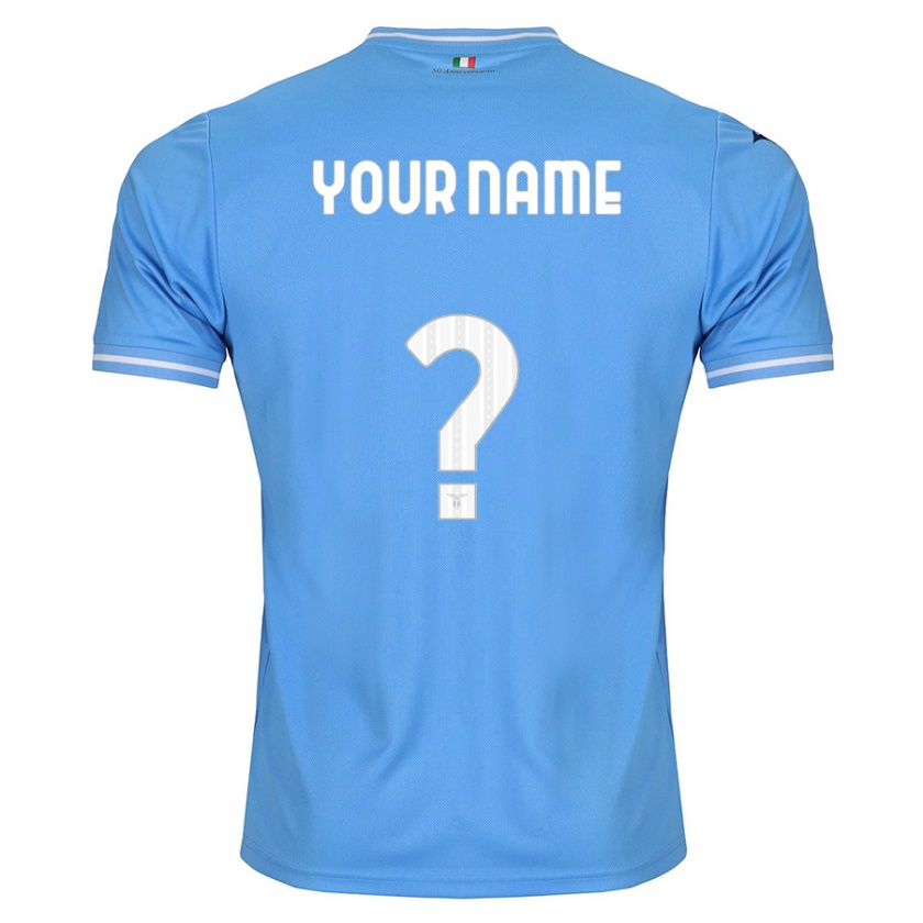 Kandiny Uomo Maglia Il Tuo Nome #0 Blu Kit Gara Home 2023/24 Maglietta